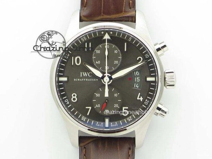 MIROTIME 0429 Portofino 37mm RG V7F 1:1 Best Edition Gray Dial on Deep Brown Leather Strap A SunProtective 7090
